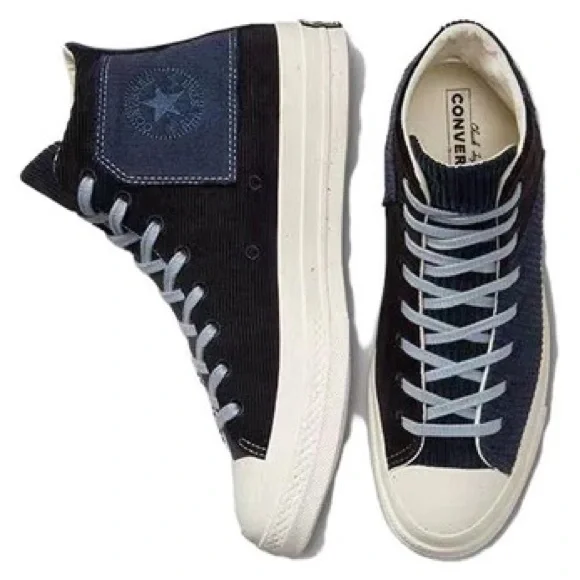 NEW IN BOX CONVERSE BEYOND RETRO CHUCK 70 HI CORDUROY DENIM MENS 7 WOMENS 9